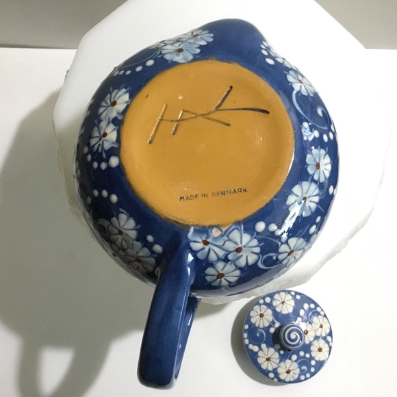 RARE ANTIQUE HAK Denmark 🇩🇰 pottery teapot - Picture 9 of 10